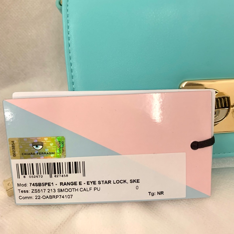 全新Chiara Ferragni Eye Star 眨眼可拆式WOC鏈包-2