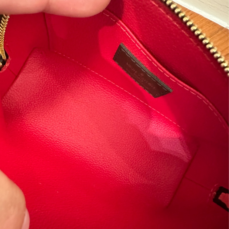 LV 咖棋盤化妝包-5