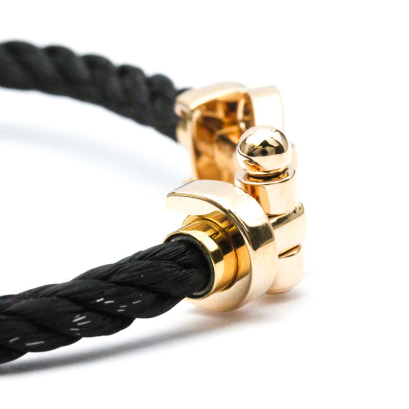 【日本直送】Fred Force 10 大玫瑰金（18K），不鏽鋼無石吊飾手鍊玫瑰金-3