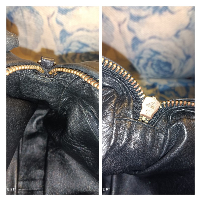 fuu 專屬賣場Chanel 雕花鏈小羊皮黑色相機包-12