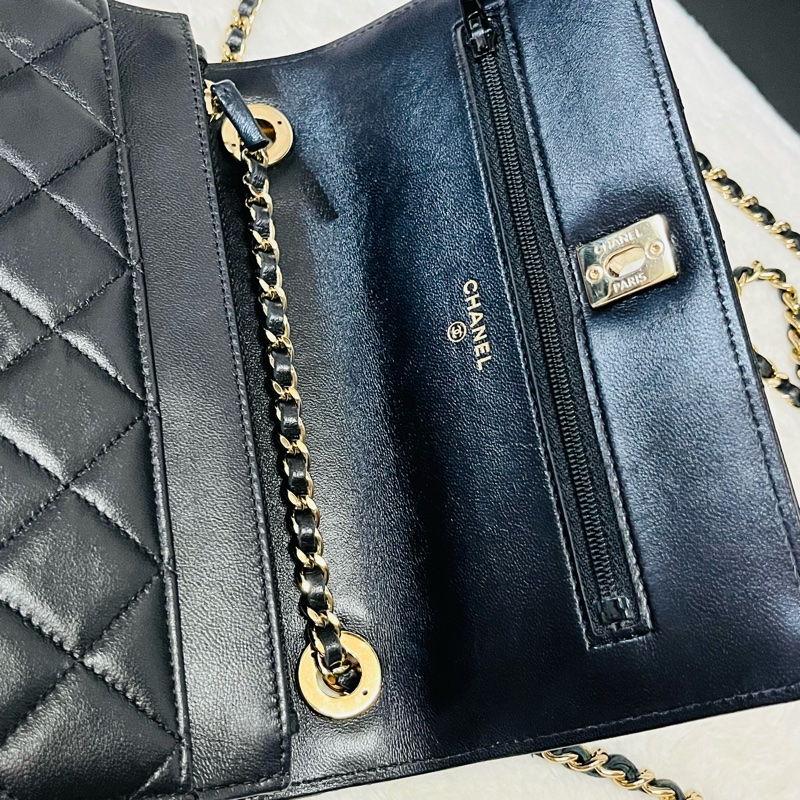 Chanel trendy woc 23s 新款皮穿鏈立體浮雕#晶片款-20