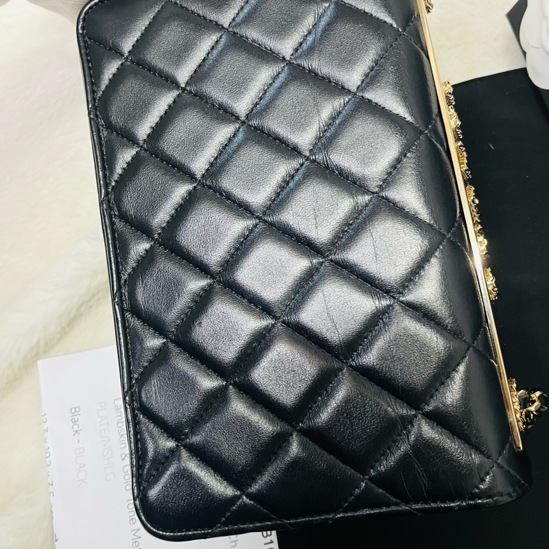 Chanel trendy woc 23s 新款皮穿鏈立體浮雕#晶片款-25
