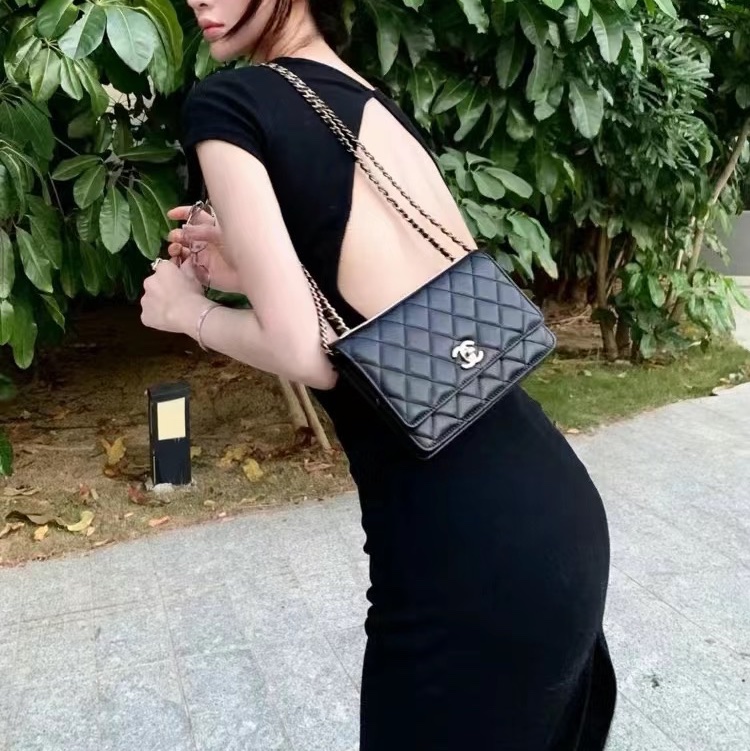 Chanel trendy woc 23s 新款皮穿鏈立體浮雕#晶片款-29