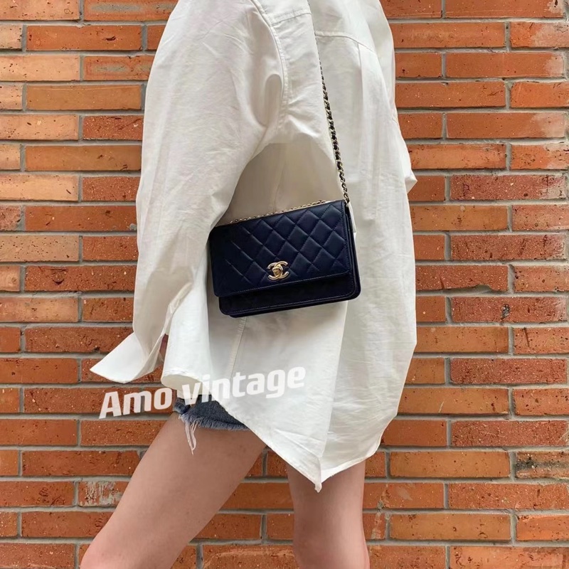 Chanel trendy woc 23s 新款皮穿鏈立體浮雕#晶片款-31