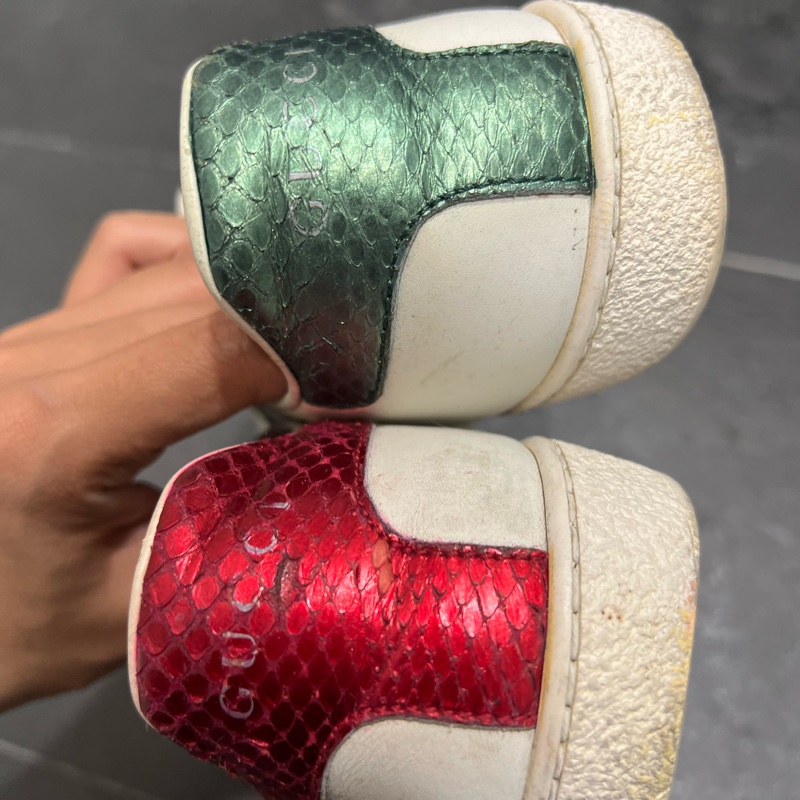 Gucci 經典珍珠小白鞋-3