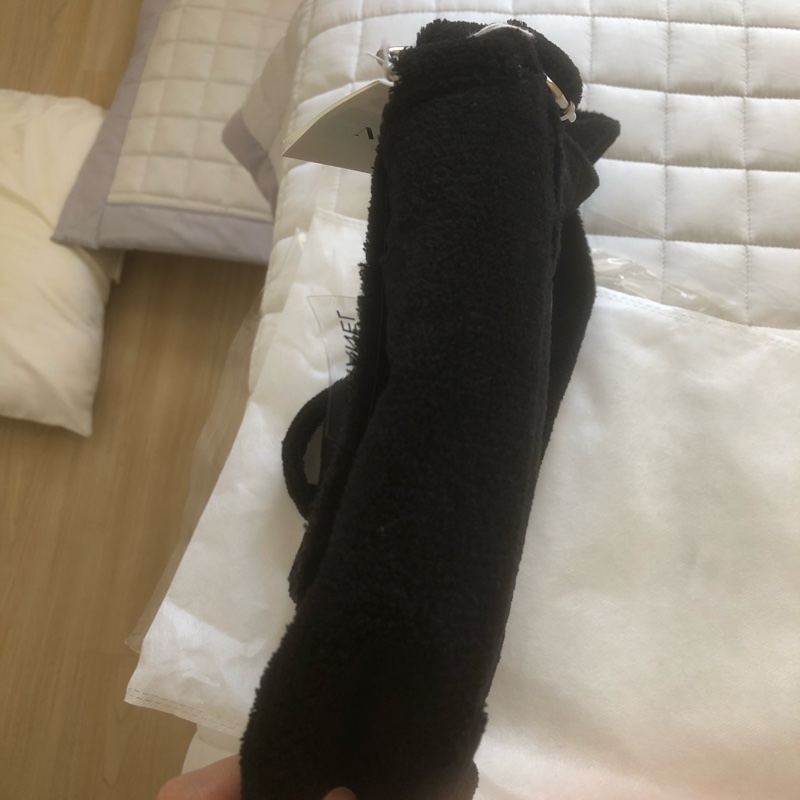 Chanel 全新毛巾包(全黑)-7