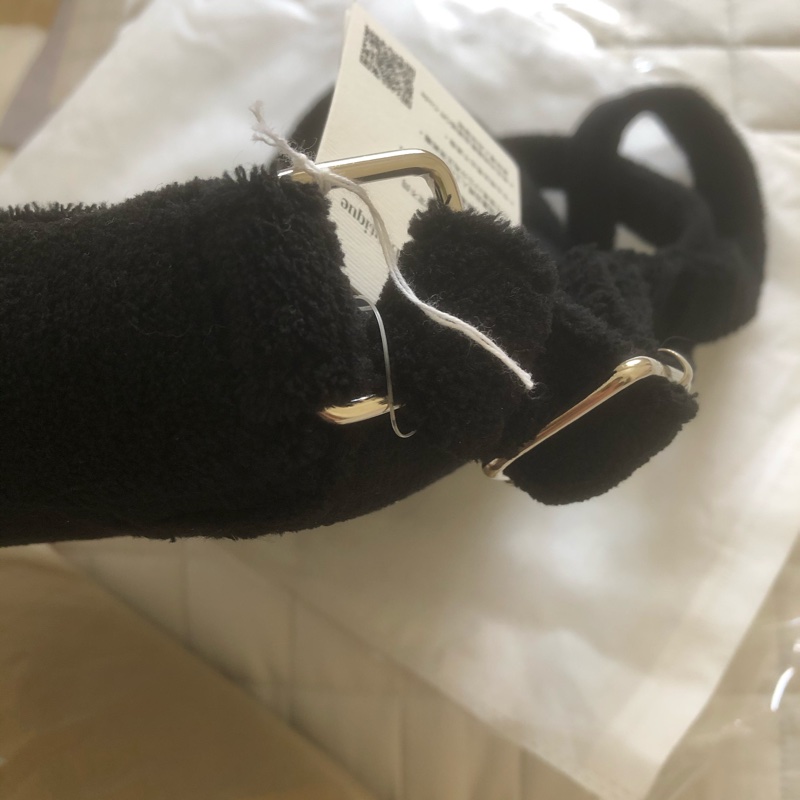 Chanel 全新毛巾包(全黑)-13