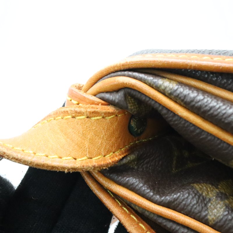 【日本直送】LOUIS VUITTON LV #0276 路易威登 原花肩背馬鞍包 Saumur 30 M42256二手-6