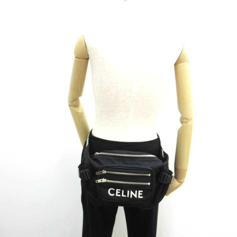 【日本直送】CELINE 健行腰帶身體包 腰包 身體包 198682DMT 尼龍黑 二手男女通用-4