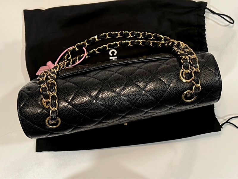 Chanel經典口蓋包 CF25公分 經典款-10