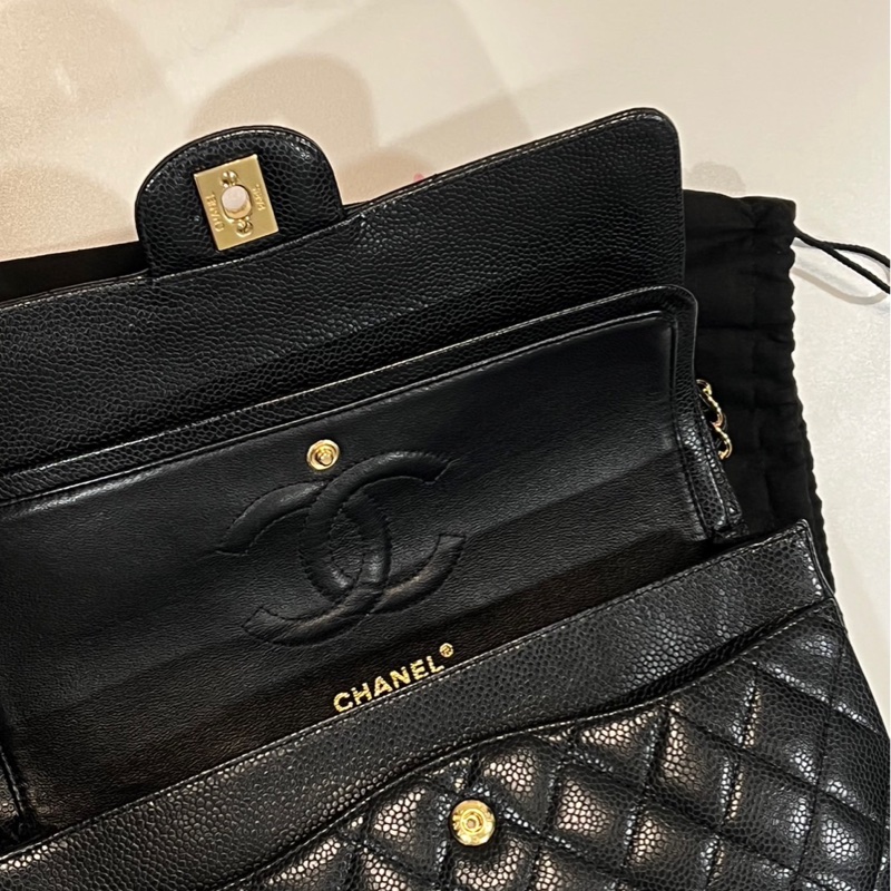 Chanel經典口蓋包 CF25公分 經典款-12