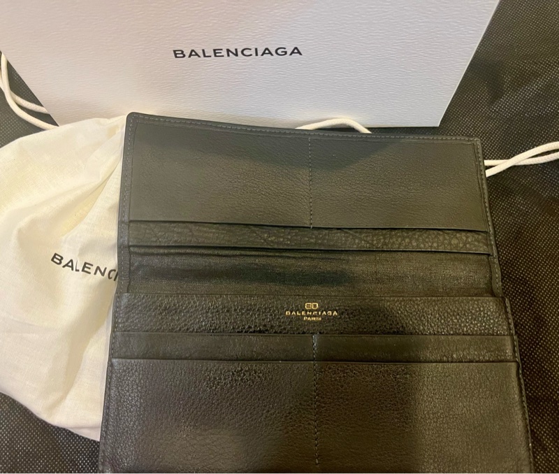 稀有古董巴黎世家Balenciaga 近全新閒置對折長夾-27