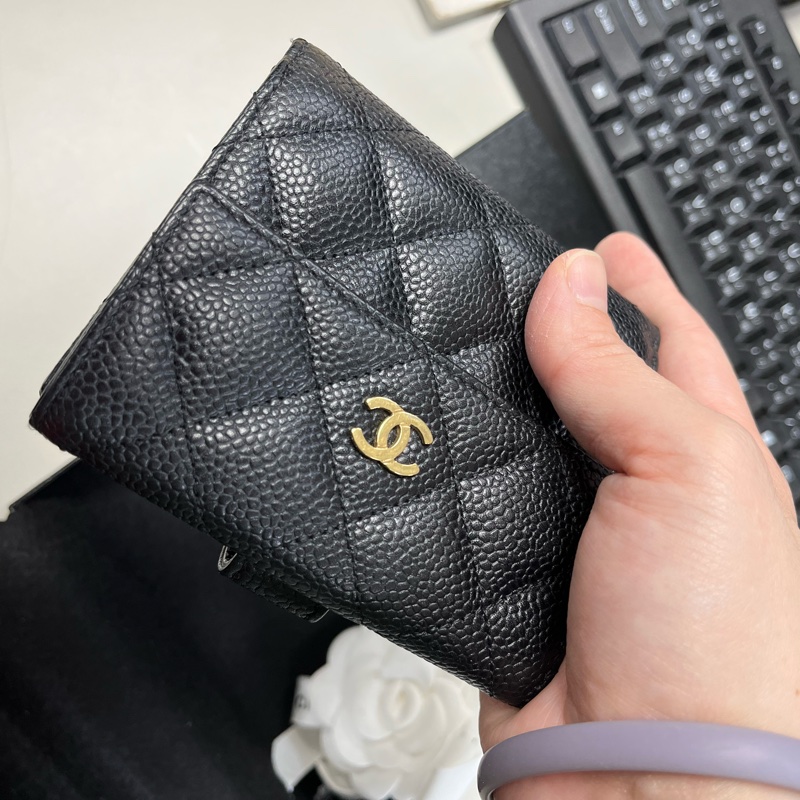 Chanel  CF中夾荔枝牛皮，無保卡-1