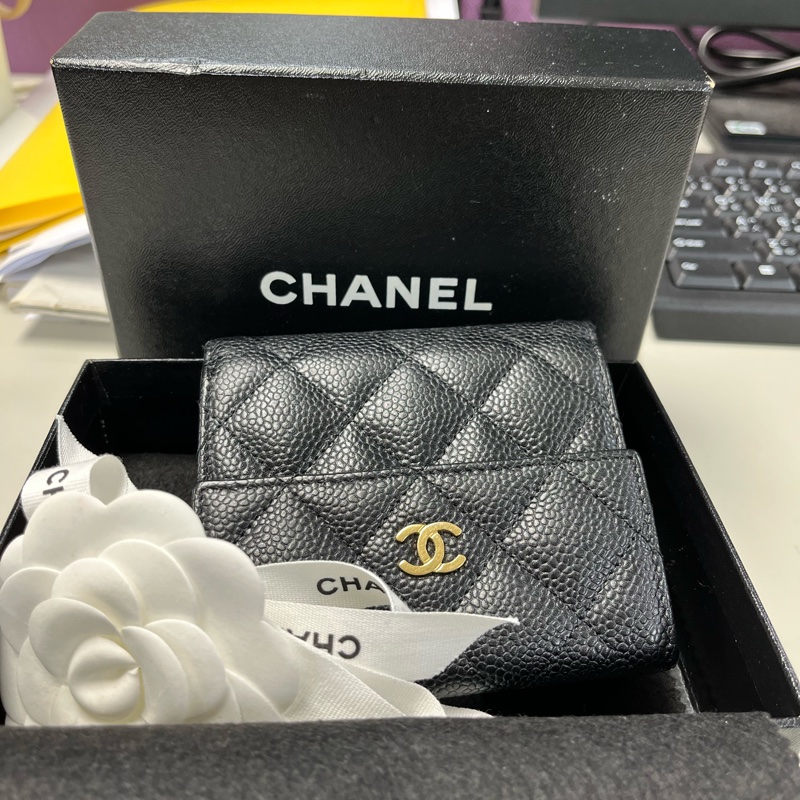 Chanel  CF中夾荔枝牛皮，無保卡-5