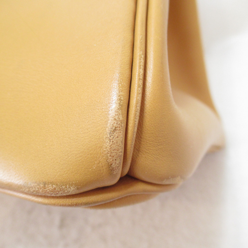 【日本直送】HERMES Birkin 35 手提包 囊 F 皮革 棕色 天然 SHW 二手-8