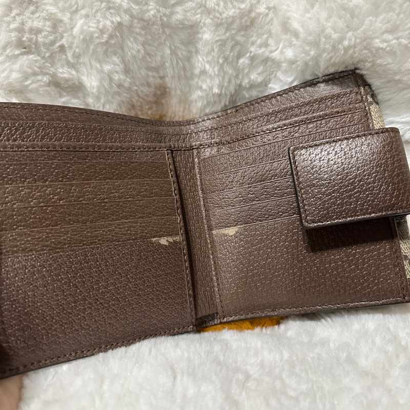 GUCCI 523173 ophidia pvc三折拉鍊零錢袋短夾-12