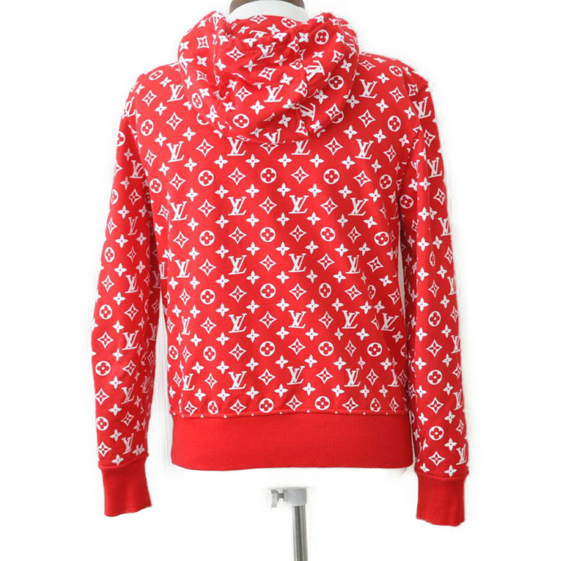【日本直送】路易威登 Supreme Box Logo 連帽衫 紅色 XXS LV 正品 ak145-2