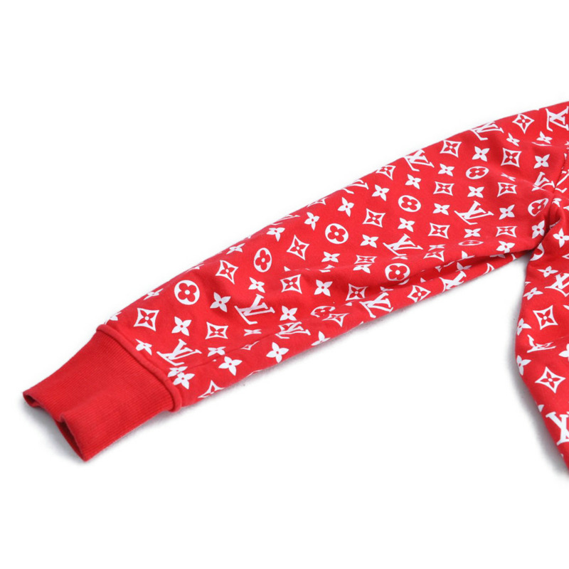 【日本直送】路易威登 Supreme Box Logo 連帽衫 紅色 XXS LV 正品 ak145-10
