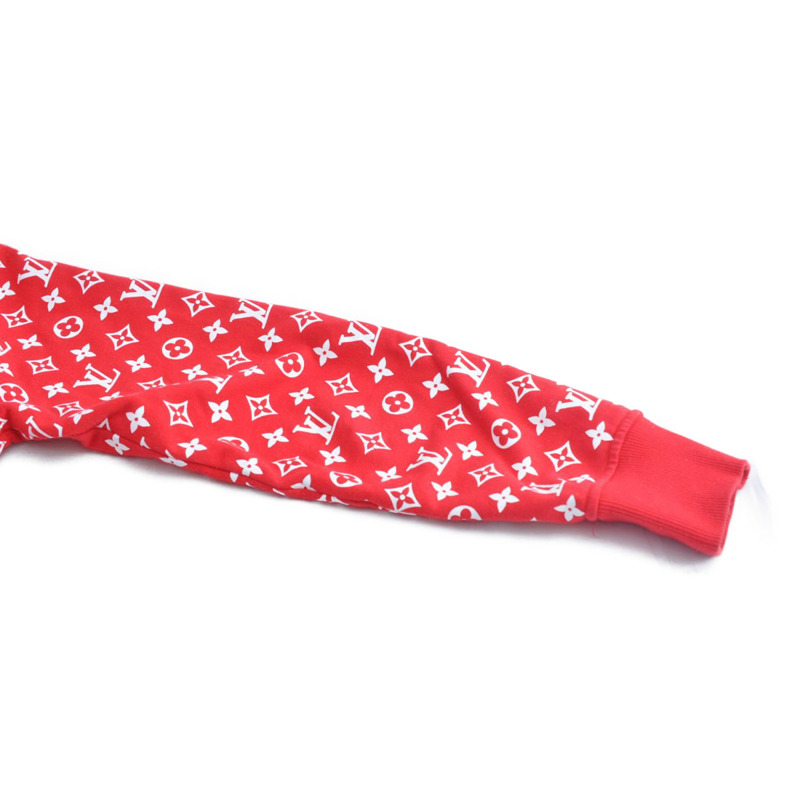 【日本直送】路易威登 Supreme Box Logo 連帽衫 紅色 XXS LV 正品 ak145-11