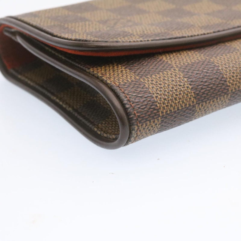 【日本直送】路易威登 Damier Ebene Pochette 雙 GM 單肩包 N51851 LV 正品 24679A-6