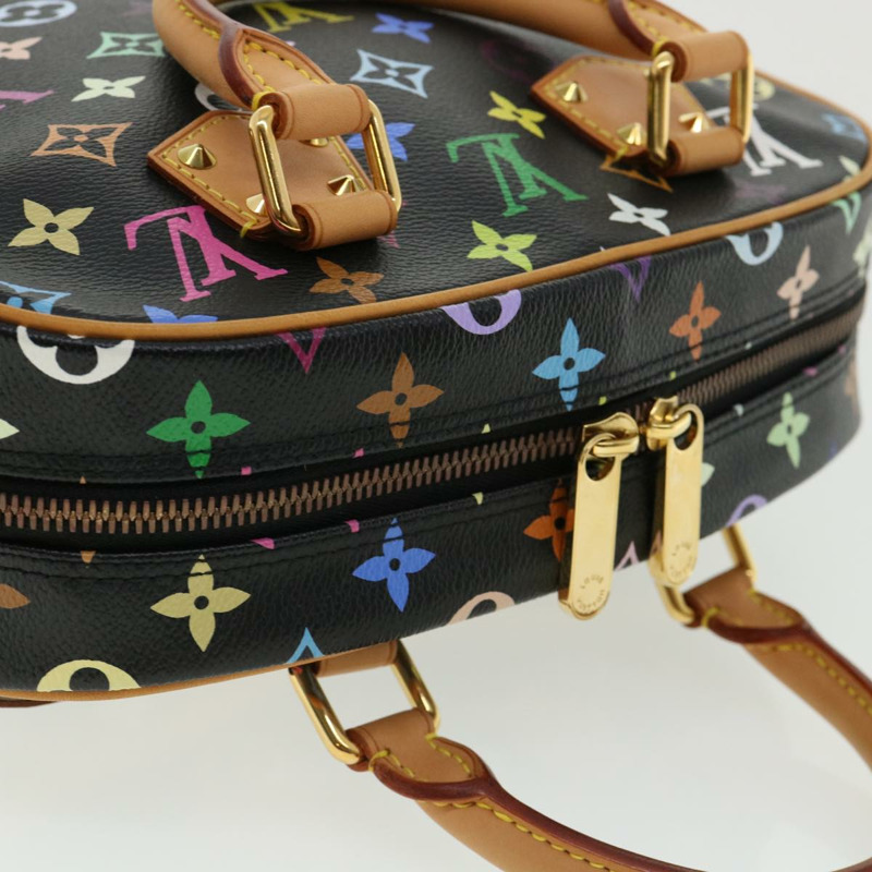 【日本直送】路易威登 Monogram 多色 Trouville 手提包黑色 M92662 正品 am3324A-5