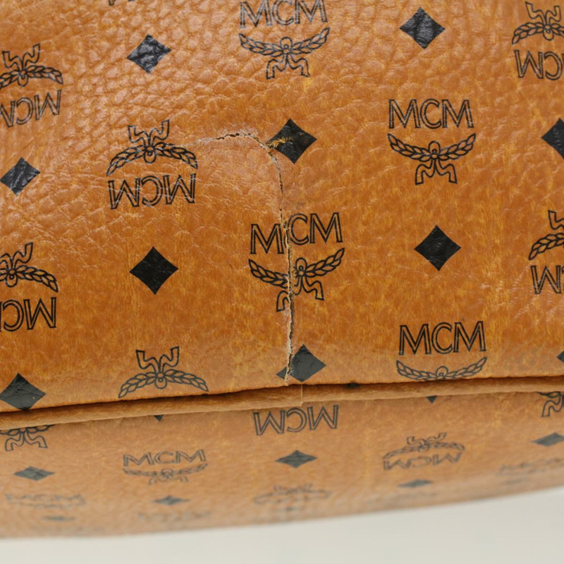 【日本直送】MCM 標誌背包 PVC 皮革 棕色 正品 ki2560-3
