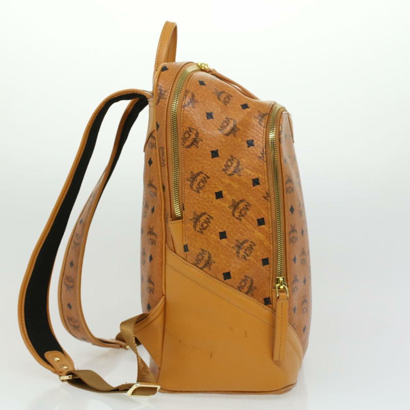 【日本直送】MCM 標誌背包 PVC 皮革 棕色 正品 ki2560-5