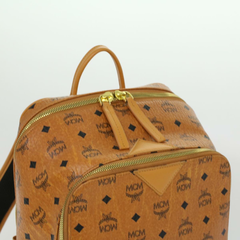 【日本直送】MCM 標誌背包 PVC 皮革 棕色 正品 ki2560-7