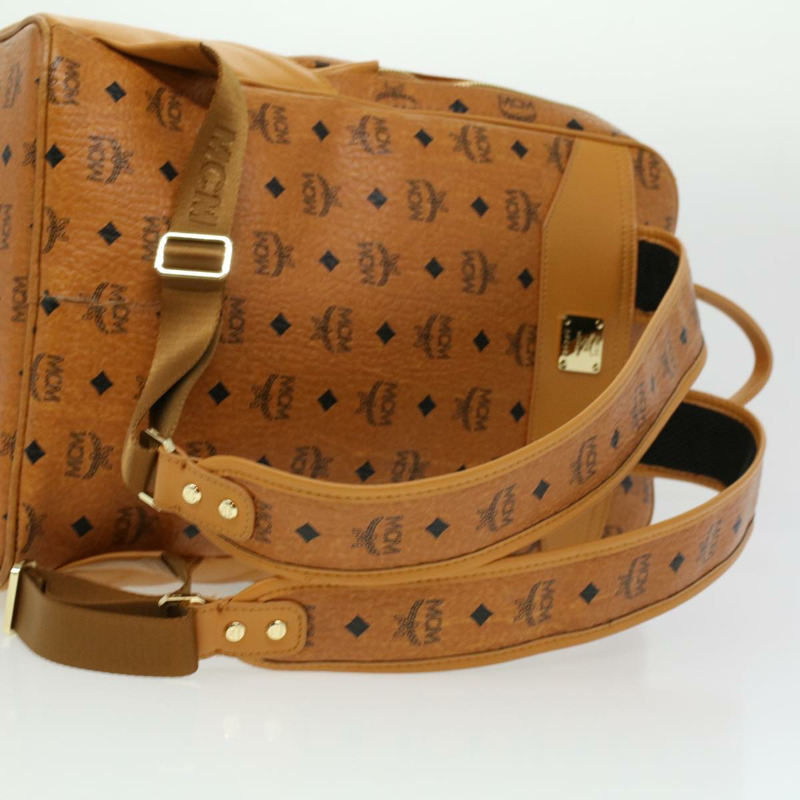 【日本直送】MCM 標誌背包 PVC 皮革 棕色 正品 ki2560-8