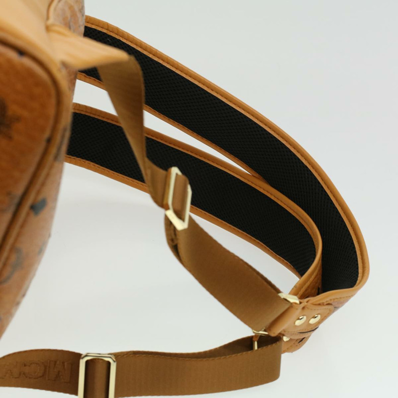 【日本直送】MCM 標誌背包 PVC 皮革 棕色 正品 ki2560-9