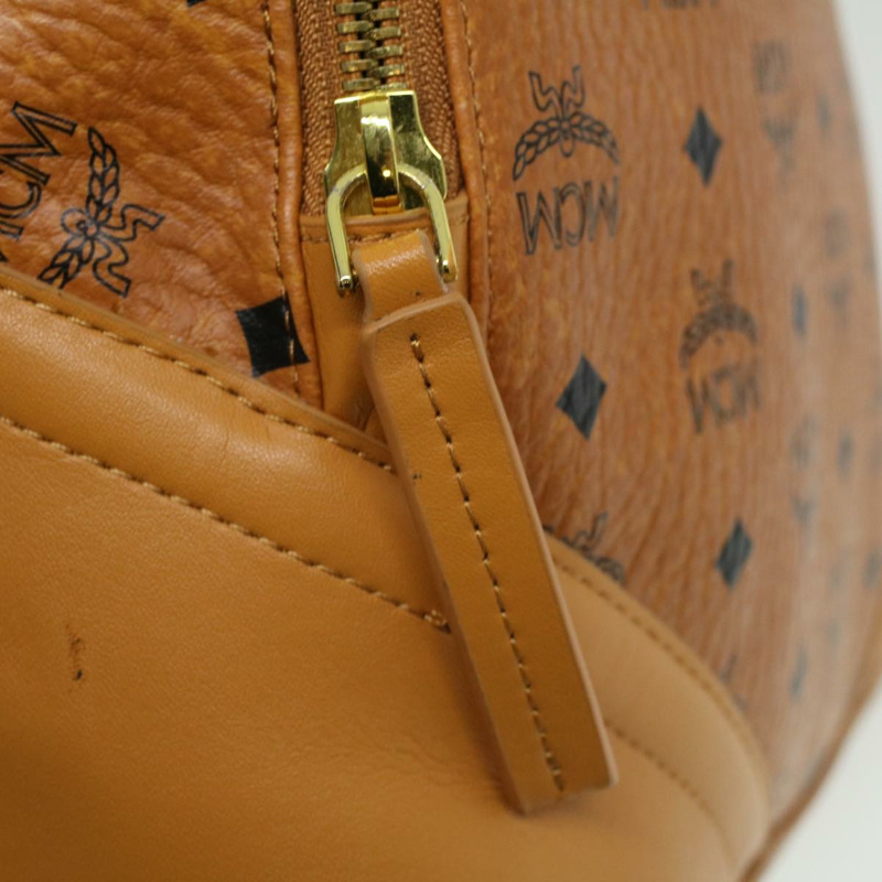 【日本直送】MCM 標誌背包 PVC 皮革 棕色 正品 ki2560-16