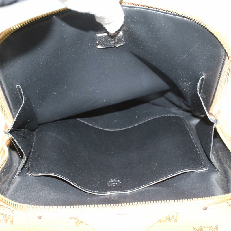 【日本直送】MCM 標誌背包 PVC 皮革 棕色 正品 ki2560-18