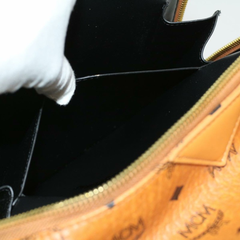 【日本直送】MCM 標誌背包 PVC 皮革 棕色 正品 ki2560-19