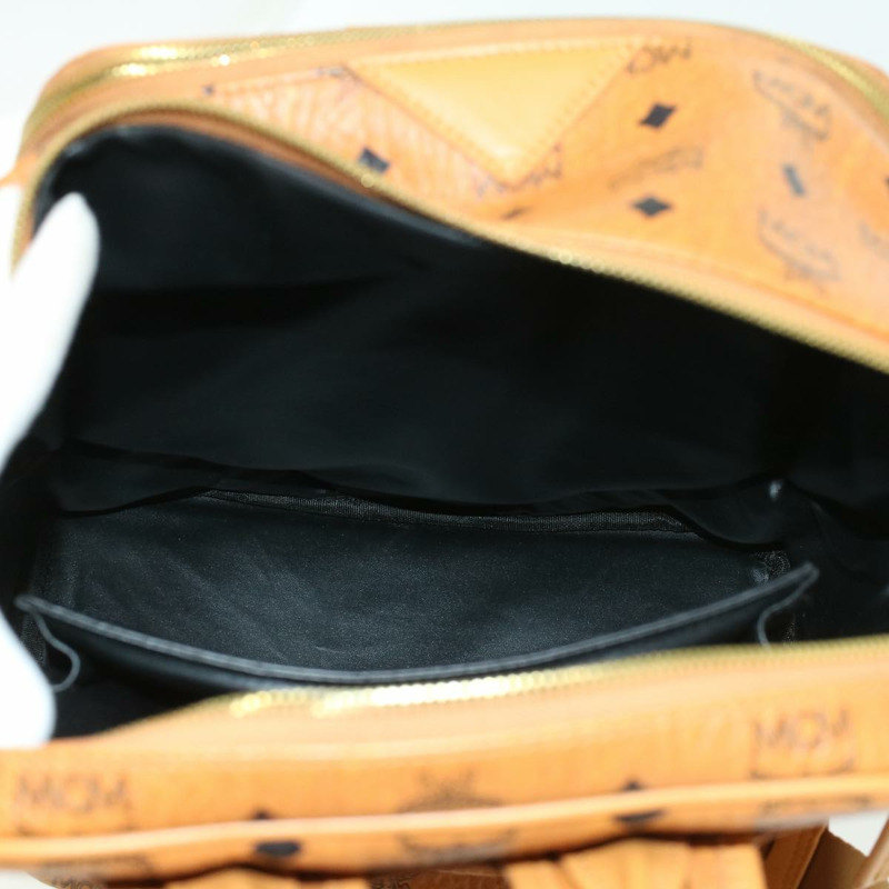 【日本直送】MCM 標誌背包 PVC 皮革 棕色 正品 ki2560-21