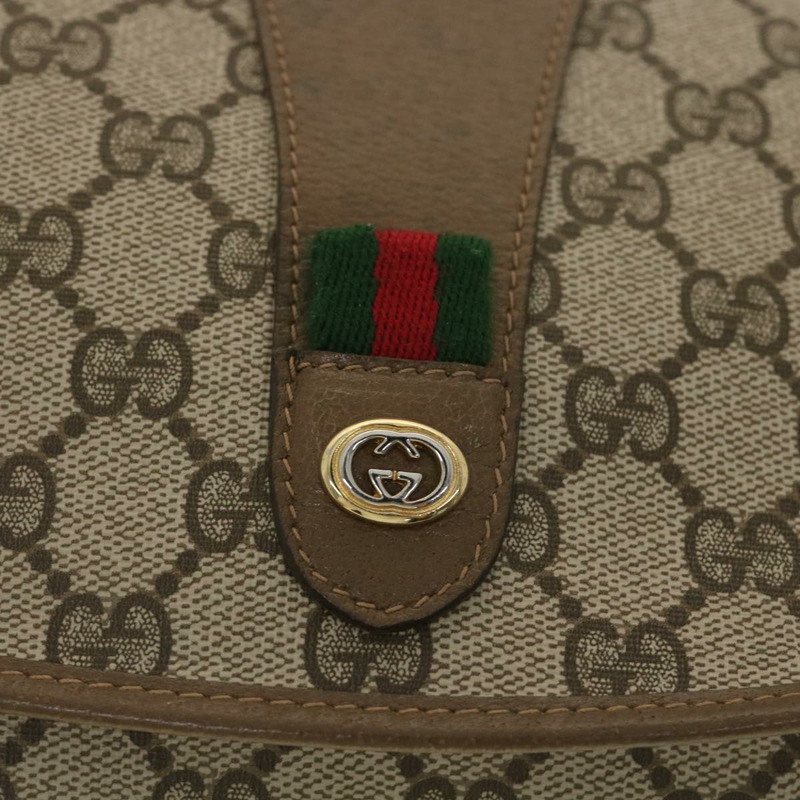 【日本直送】GUCCI GG 帆布 Web Sherry Line 手拿包米色紅綠 89.01.030 正品 38628-7