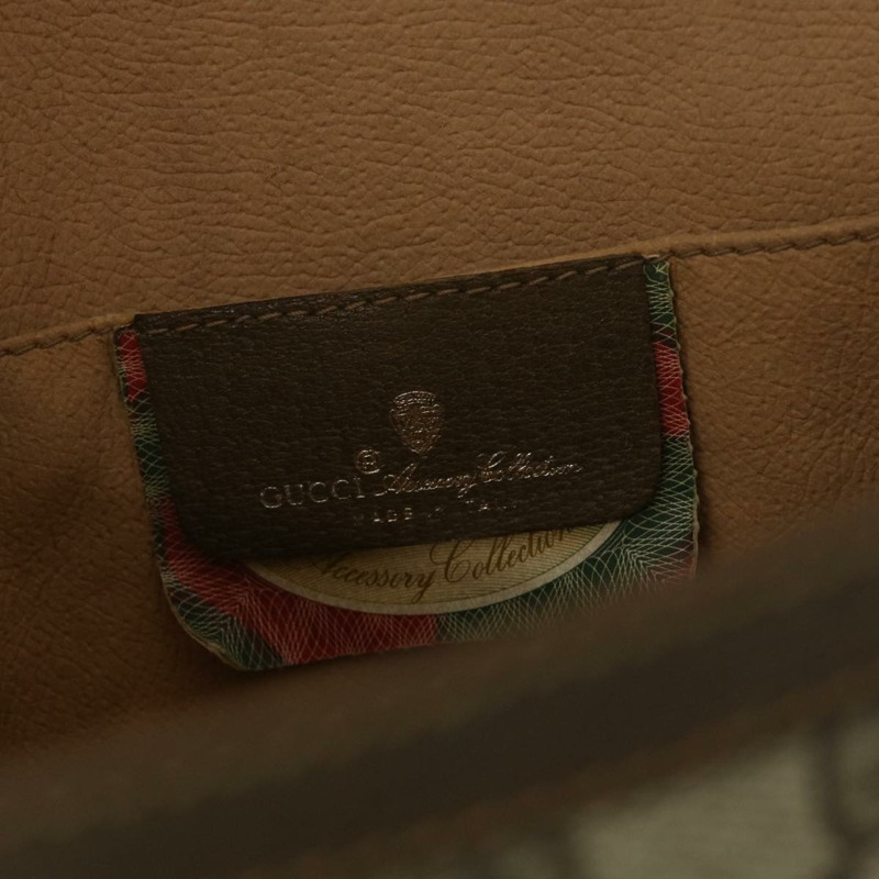 【日本直送】GUCCI GG 帆布 Web Sherry Line 手拿包米色紅綠 89.01.030 正品 38628-8