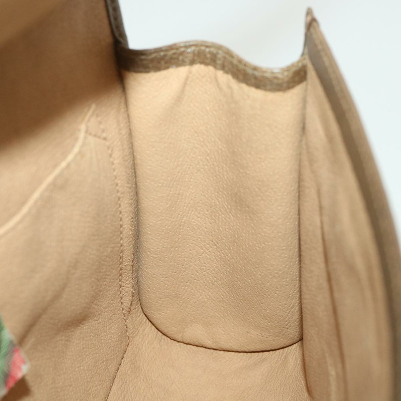 【日本直送】GUCCI GG 帆布 Web Sherry Line 手拿包米色紅綠 89.01.030 正品 38628-16