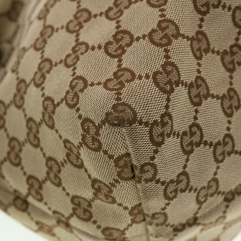 【日本直送】GUCCI GG 帆布流蘇竹節手提包米色棕色 218780 正品 tb616-9