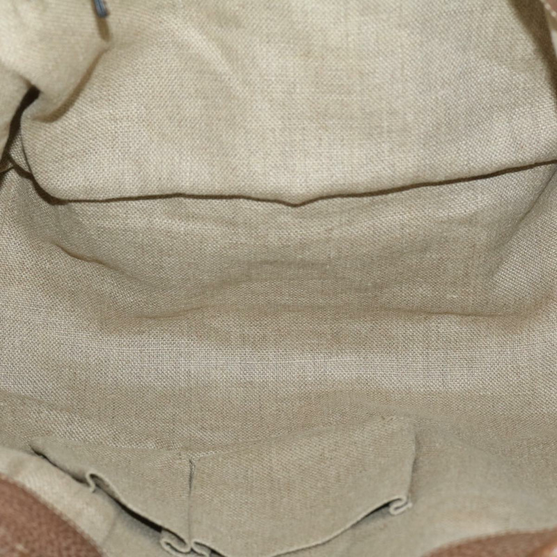 【日本直送】GUCCI GG 帆布流蘇竹節手提包米色棕色 218780 正品 tb616-15