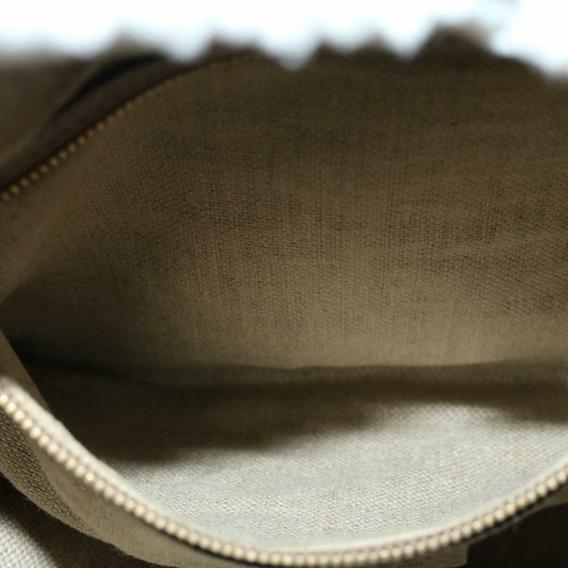 【日本直送】GUCCI GG 帆布流蘇竹節手提包米色棕色 218780 正品 tb616-19