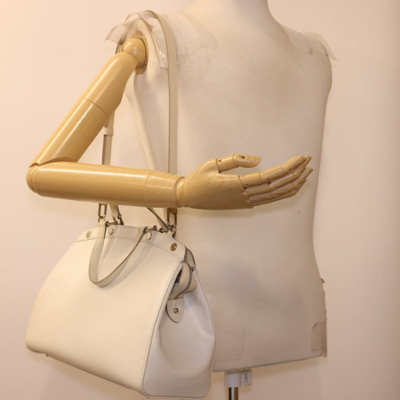 【日本直送】路易威登 Epi Blair MM 手提包 2way 白色 Yvoire M40330 LV Auth 40363-25