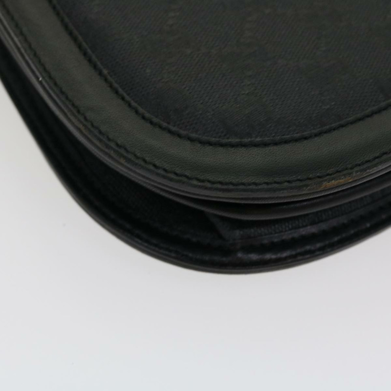 【日本直送】GUCCI GG 帆布轉鎖單肩包塗層帆布黑色正品 yk6991B-7