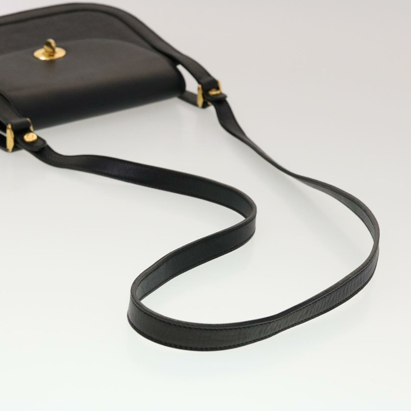 【日本直送】GUCCI GG 帆布轉鎖單肩包塗層帆布黑色正品 yk6991B-13