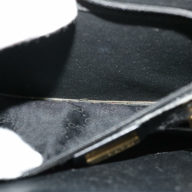 【日本直送】GUCCI GG 帆布轉鎖單肩包塗層帆布黑色正品 yk6991B-18