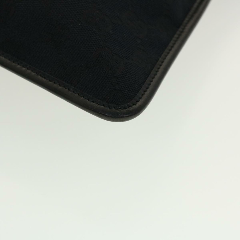 【日本直送】GUCCI GG 帆布扁平單肩包 黑色 0348 正品 ki2992-13