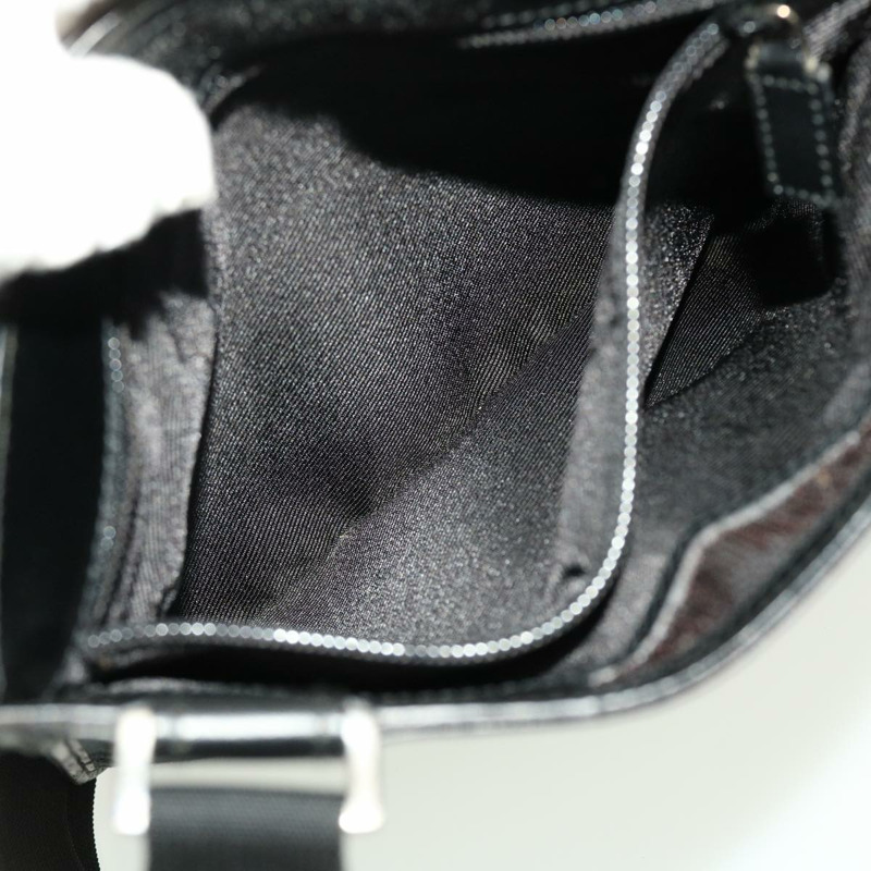 【日本直送】GUCCI GG 帆布扁平單肩包 黑色 0348 正品 ki2992-21