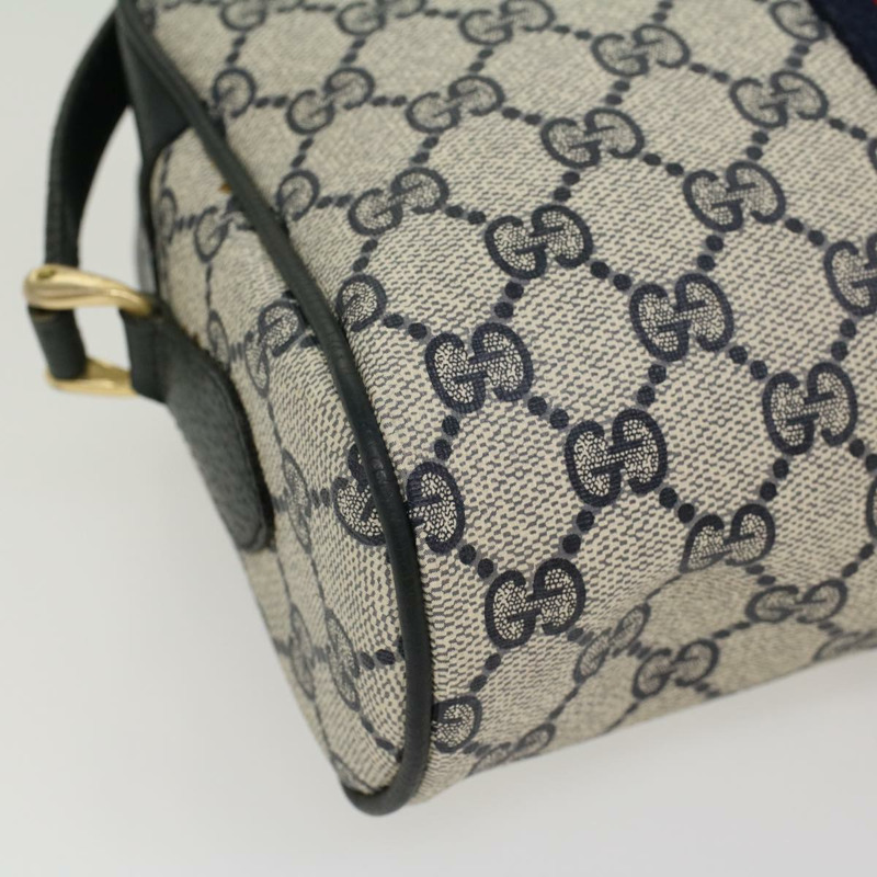 【日本直送】GUCCI GG 帆布雪莉線單肩包海軍紅 68 02 004 正品 43675-11