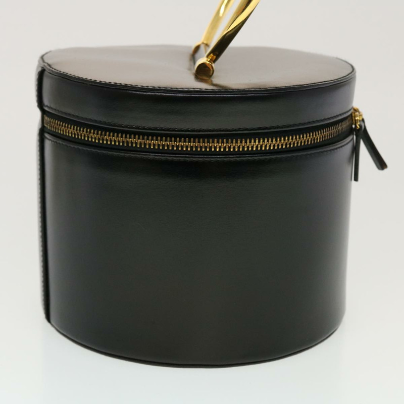 【日本直送】CELINE 化妝包 皮革 黑色 金色 正品 43930-3