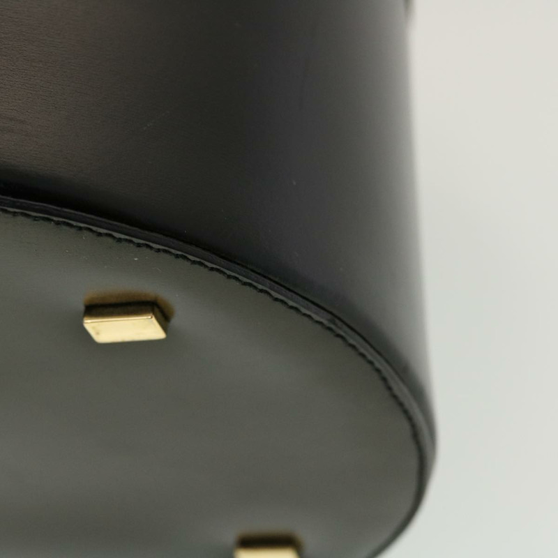 【日本直送】CELINE 化妝包 皮革 黑色 金色 正品 43930-7