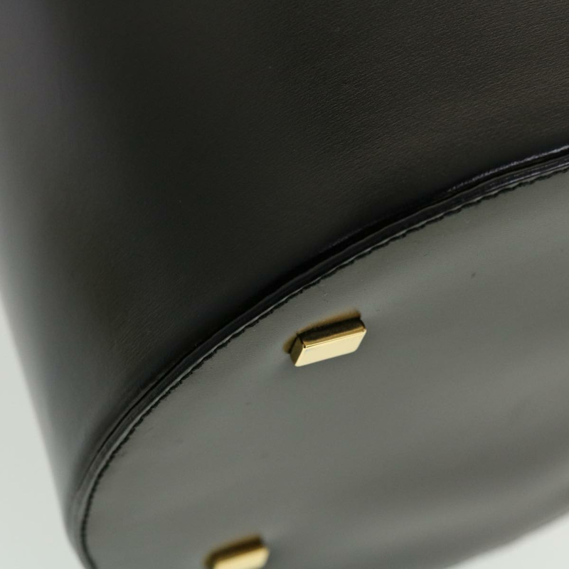【日本直送】CELINE 化妝包 皮革 黑色 金色 正品 43930-13